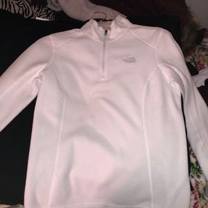North face half zip up fleece
